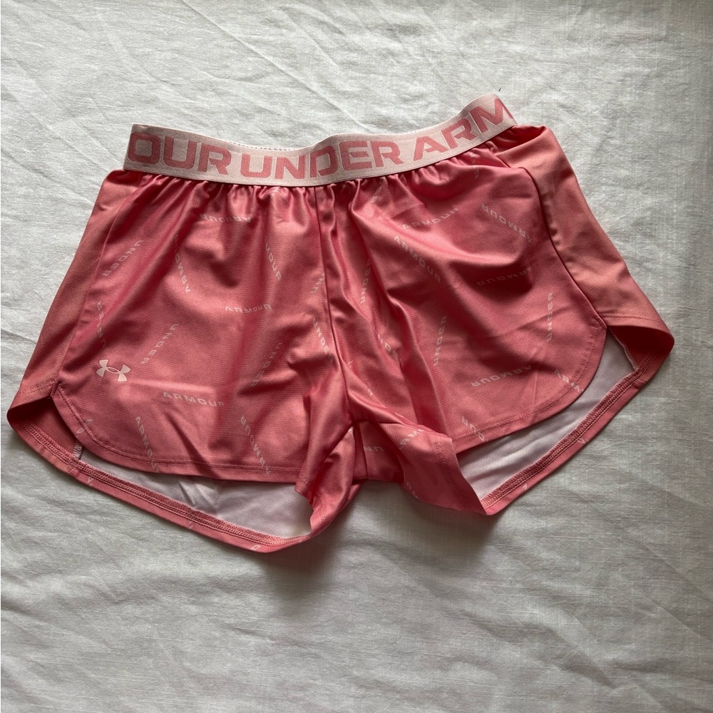 Classic Under Armour Pink Athletic Shorts